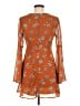 Forever 21 100% Polyester Orange Casual Dress Size M - photo 2
