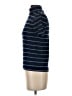 Andrea Jovine Stripes Blue Short Sleeve Turtleneck Size S - photo 5