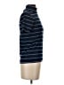 Andrea Jovine Stripes Blue Short Sleeve Turtleneck Size S - photo 4