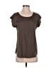 Express Brown Short Sleeve Top Size XS - photo 1