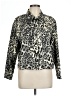 OEUVRE Animal Print Gold Jacket Size L - photo 1