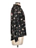 Fab'rik 100% Polyester Floral Black Long Sleeve Blouse Size L - photo 4