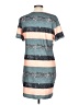 Unbranded Stripes Teal Casual Dress Size L - photo 2