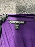 Express 100% Rayon Purple Short Sleeve Blouse Size XS - photo 7