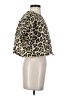 Zara Animal Print Brown Short Sleeve Top Size XS - photo 4