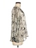 Tyche 100% Polyester Silver 3/4 Sleeve Blouse Size M - photo 4