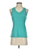 The North Face 100% Polyester Teal Active Tank Size S - photo 1