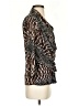 Juliette Animal Print Brown 3/4 Sleeve Blouse Size S - photo 4