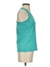 The North Face 100% Polyester Teal Active Tank Size S - photo 4