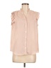 Current Air 100% Polyester Pink Sleeveless Blouse Size M - photo 1