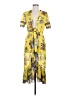 Le Superbe 100% Polyester Yellow Casual Dress Size 6 - photo 1