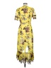 Le Superbe 100% Polyester Yellow Casual Dress Size 6 - photo 2