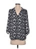 Banana Republic 100% Polyester Black 3/4 Sleeve Blouse Size XS - photo 1