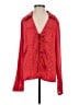 Free People 100% Polyester Red Long Sleeve Blouse Size S - photo 1