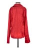 Free People 100% Polyester Red Long Sleeve Blouse Size S - photo 2