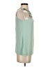 The Limited Outlet 100% Polyester Green Sleeveless Blouse Size XS - photo 4