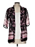 Knitworks 100% Polyester Black Kimono Size 10 - photo 1