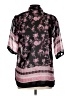 Knitworks 100% Polyester Black Kimono Size 10 - photo 2