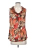 Elementz Orange Sleeveless Blouse Size S - photo 1