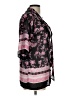 Knitworks 100% Polyester Black Kimono Size 10 - photo 4