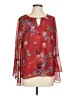 CAbi 100% Polyester Red 3/4 Sleeve Blouse Size S - photo 1