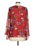 CAbi 100% Polyester Red 3/4 Sleeve Blouse Size S - photo 2
