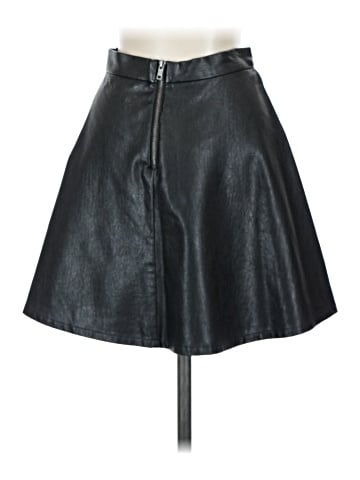 American Eagle Outfitters Faux Leather Skirt (view 2)