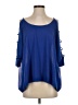 Cecico Blue 3/4 Sleeve T-Shirt Size S - photo 1