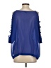 Cecico Blue 3/4 Sleeve T-Shirt Size S - photo 2