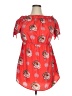 Blush 100% Polyester Red Casual Dress Size XL - photo 1