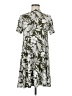 Everly Print Gray Casual Dress Size M - photo 1