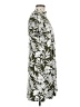 Everly Print Gray Casual Dress Size M - photo 4