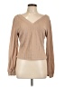 Shein Tan Long Sleeve Blouse Size XL - photo 1