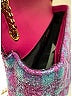 Versace Tweed Purple Pink Shoulder Bag One size - photo 6