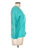 Sofra Teal Long Sleeve Blouse Size L - photo 4