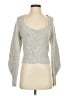 Intermix Metallic Silver Cardigan Size S - photo 1