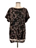 CAbi 100% Polyester Brown Short Sleeve T-Shirt Size M - photo 1