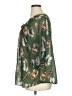 Unbranded 100% Polyester Green Short Sleeve Blouse Size XL - photo 5