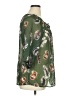 Unbranded 100% Polyester Green Short Sleeve Blouse Size XL - photo 4
