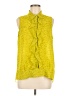 CAbi 100% Polyester Yellow Sleeveless Blouse Size M - photo 1