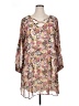 Boutique + 100% Polyester Paisley Tan Casual Dress Size 1X - photo 1