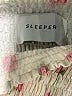 Sleeper 100% Linen Floral Ivory Casual Dress Size M - photo 4