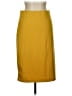 PREMISE Solid Yellow Casual Skirt Size 10 - photo 1