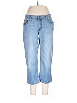 Capri Jeans Fille Faded Glory Taille 14 - Bleu, Coton, été Printemps