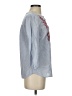 Talbots 100% Cotton Blue 3/4 Sleeve Blouse Size XS - photo 4