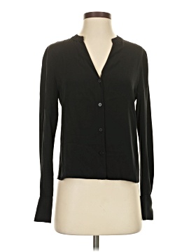 Diane Von Furstenberg Long Sleeve Silk Top