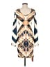 Shein Graphic Blue Cocktail Dress Size 6 - photo 2
