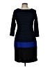 Ronni Nicole Color Block Blue Casual Dress Size 10 - photo 1
