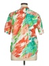 NYDJ Print Green Short Sleeve Blouse Size XL - photo 2