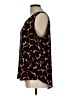 DKNY 100% Polyester Black Sleeveless Blouse Size L (estimated) - photo 5